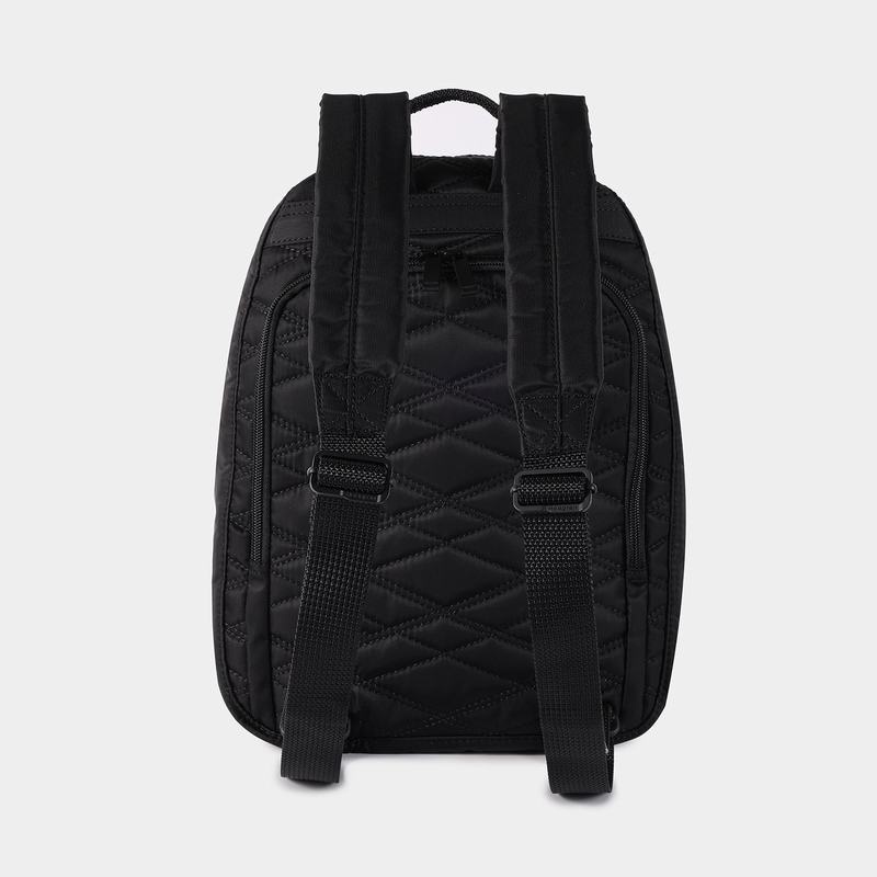 Black Women's Hedgren Vogue Large Rfid Backpacks | HBR5485OZ