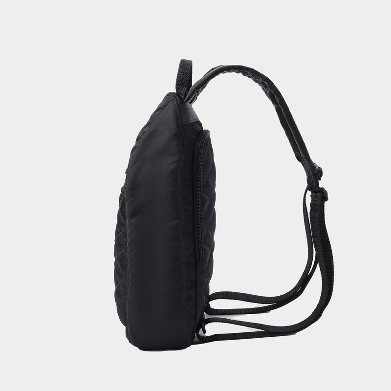 Black Women's Hedgren Vogue Rfid Backpacks | RYP2557IV