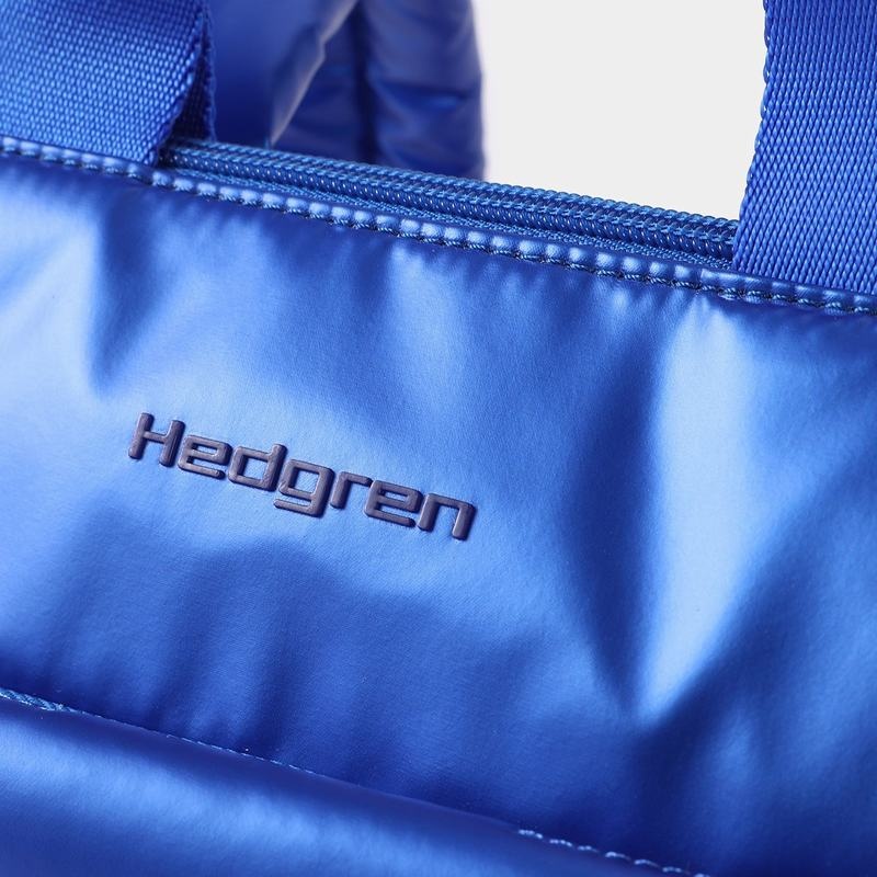 Blue Women's Hedgren Comfy Backpacks | EYN9056SU