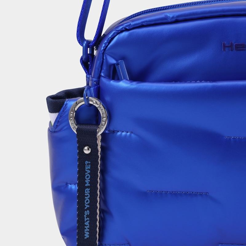 Blue Women's Hedgren Cozy Shoulder Bags | TSJ4864DZ