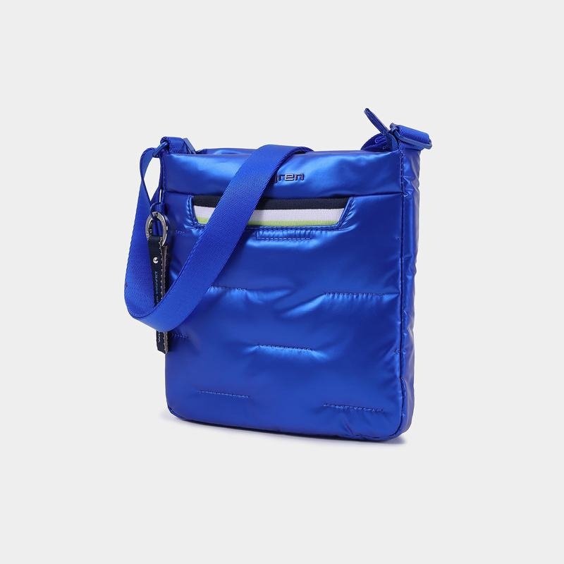 Blue Women's Hedgren Cushy Crossbody Bags | DTL830CC