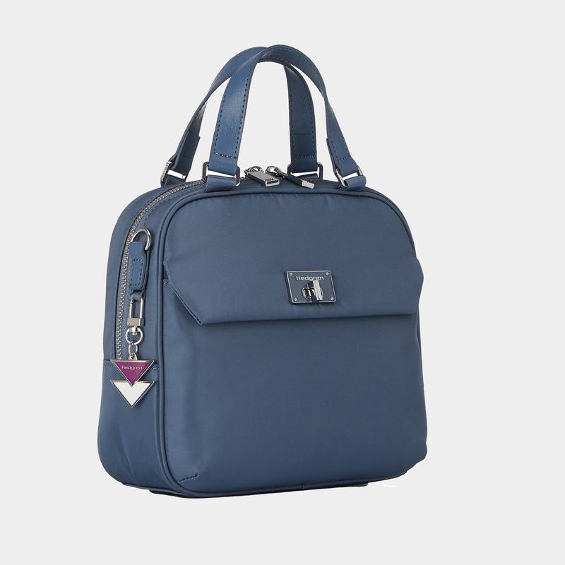 Blue Women's Hedgren Even Handbag | CII535VN