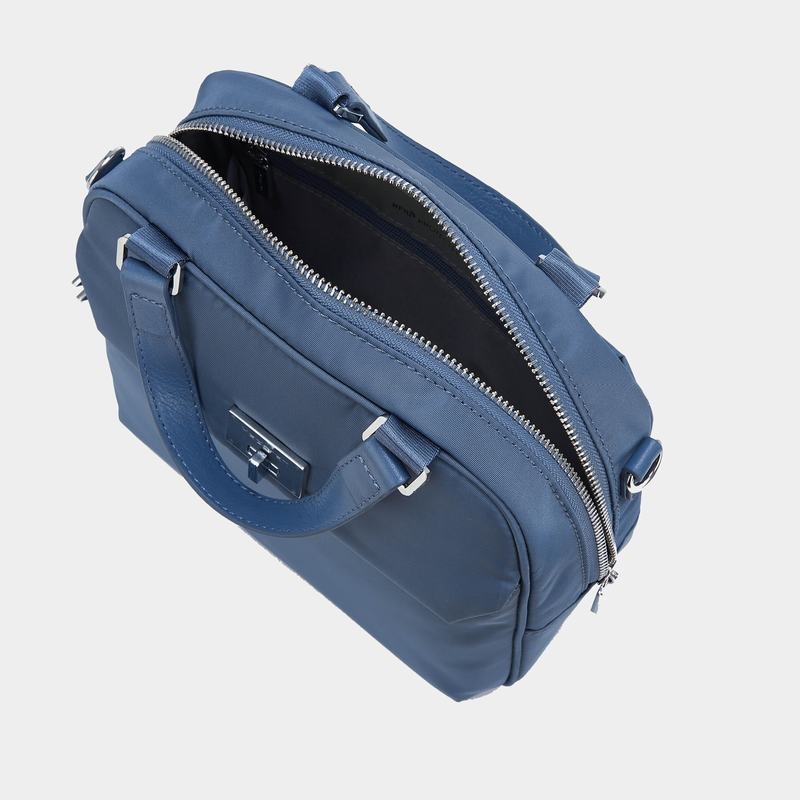 Blue Women's Hedgren Even Handbag | CII535VN