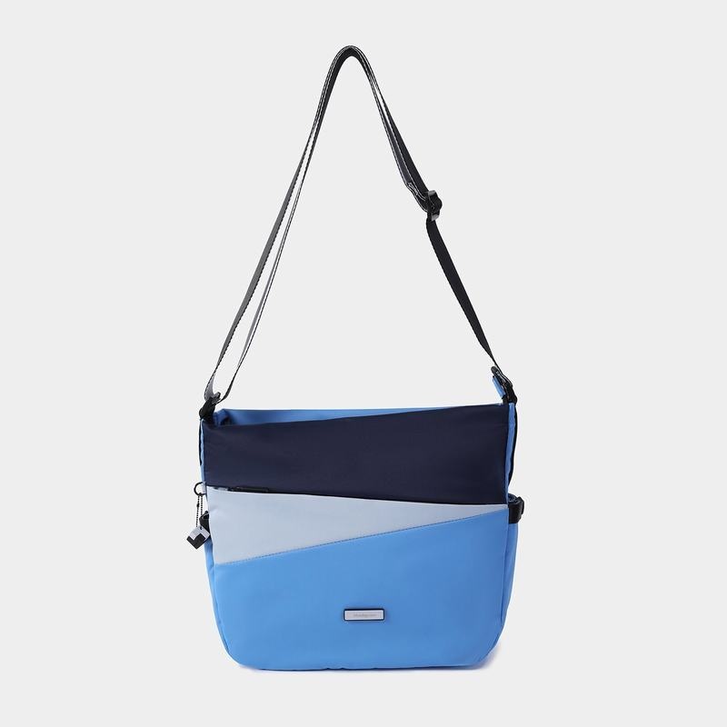 Blue Women's Hedgren Milky Way Crossbody Bags | QIA387XE