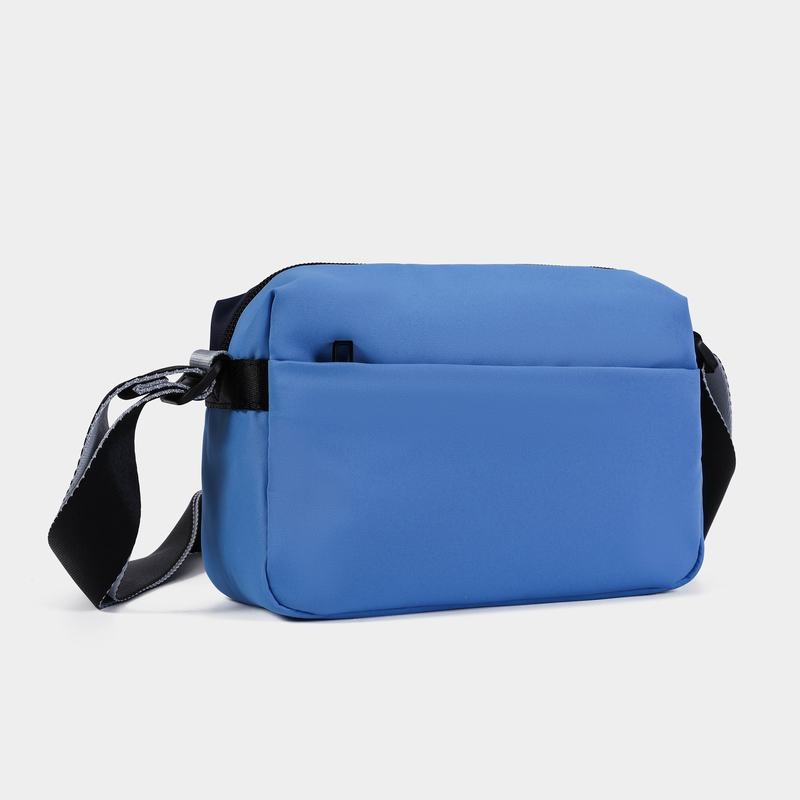 Blue Women's Hedgren Neutron Small Crossbody Bags | VKG7615ID