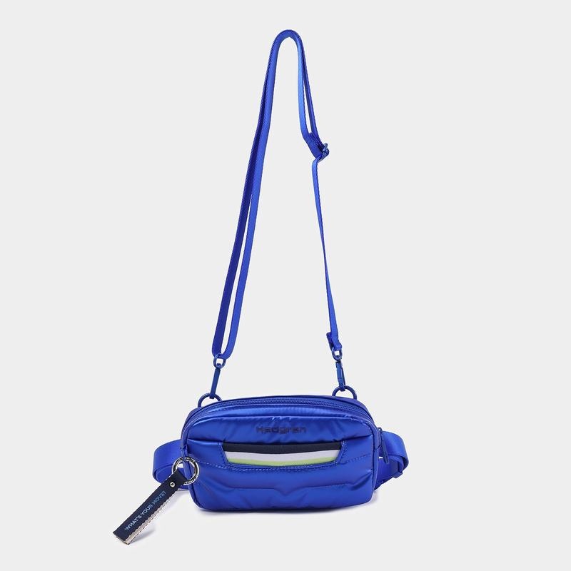 Blue Women's Hedgren Snug Belt Bags | FTA7810DJ