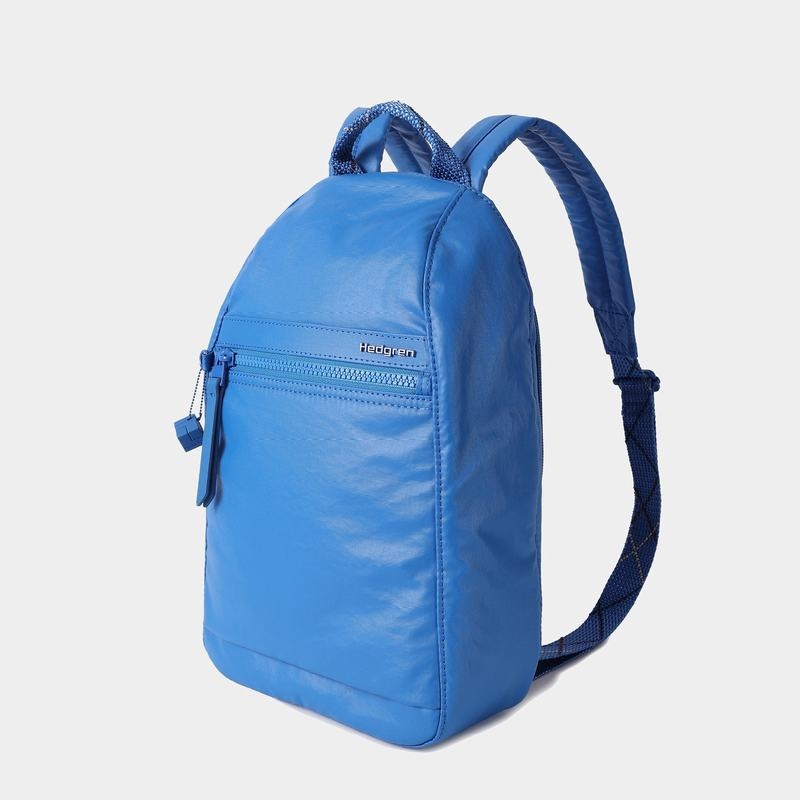 Blue Women's Hedgren Vogue Rfid Backpacks | CGO347VE