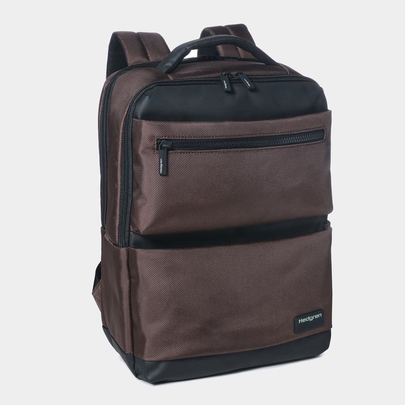 Brown Black Women's Hedgren Drive Backpacks | GAN2964IV