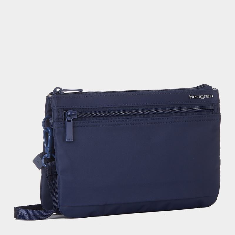 Dark Blue Women's Hedgren Emma Crossbody Bags | QSI8281BF