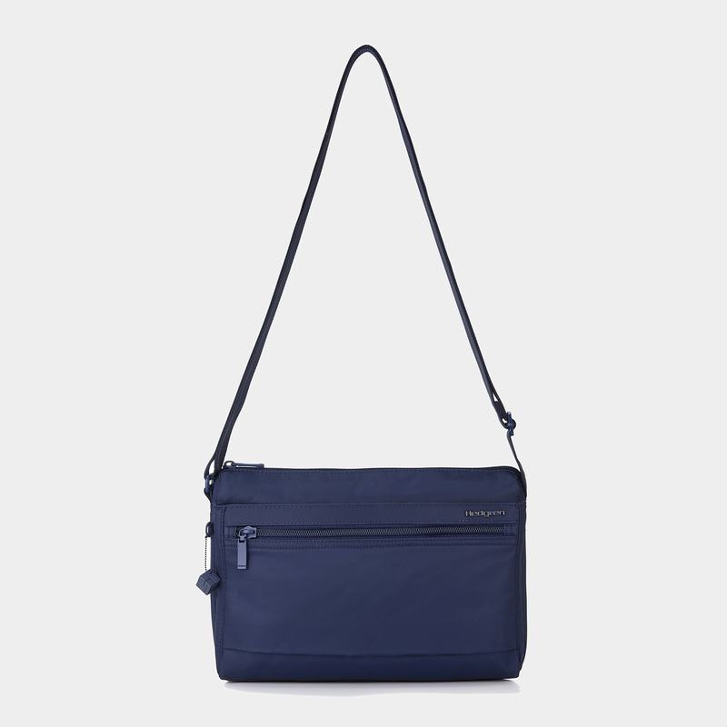 Dark Blue Women's Hedgren Eye Medium Shoulder Bags | MRB1773JO