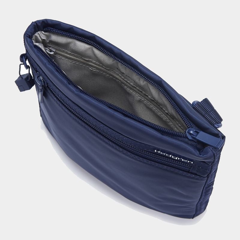 Dark Blue Women's Hedgren Leonce Shoulder Bags | OUM37100SV