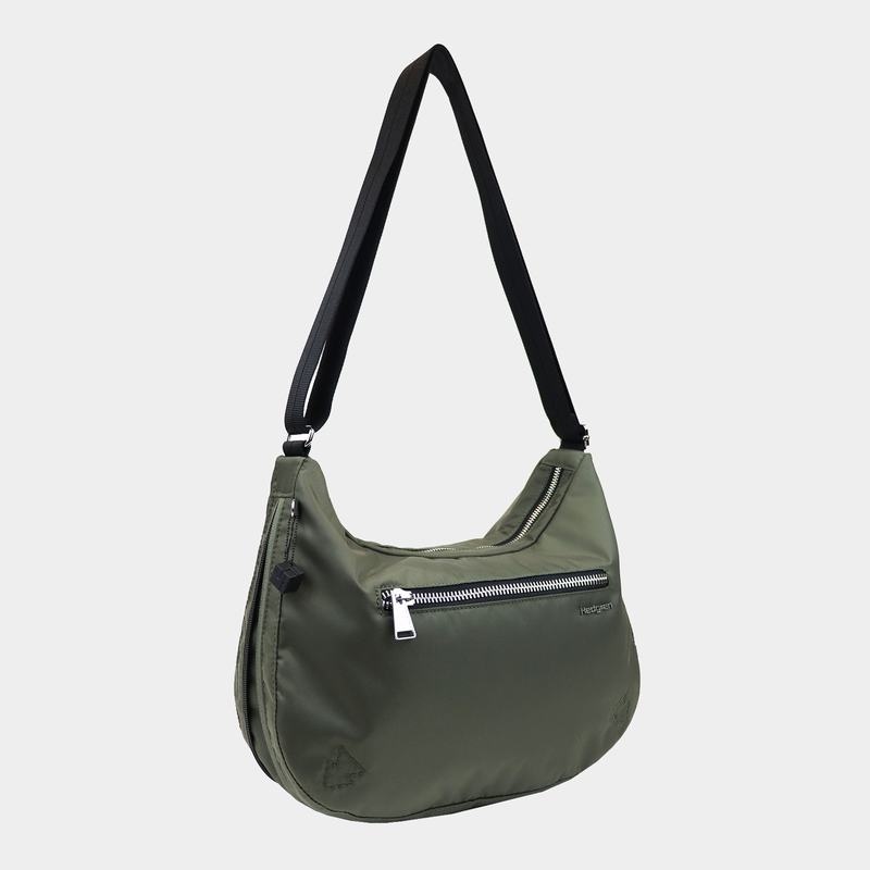 Dark Green Women's Hedgren Ann Crossbody Bags | ZOR8341OK