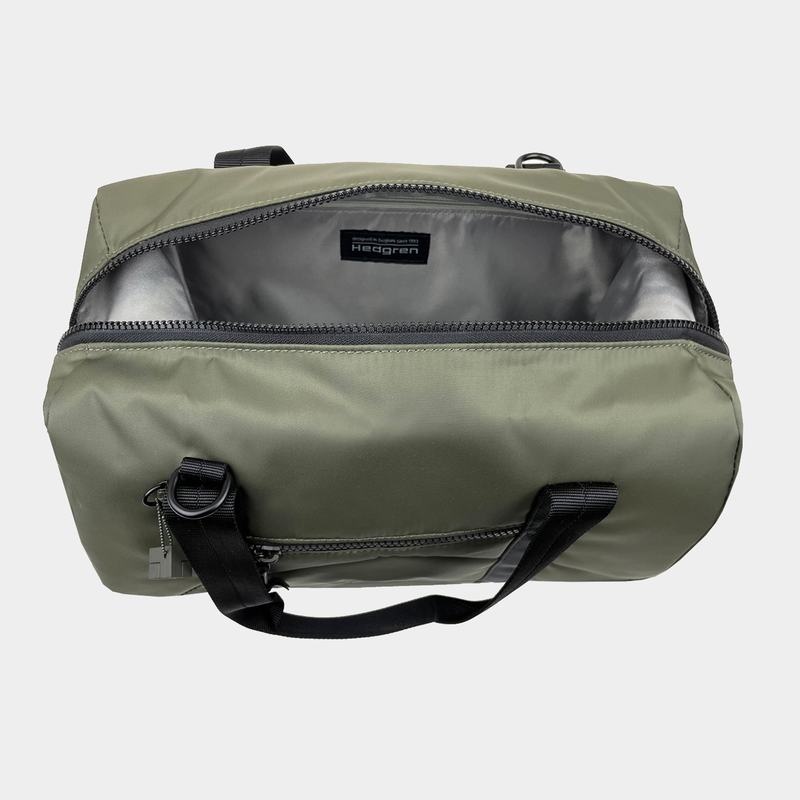 Dark Green Women's Hedgren Bound Sustainably Made Duffle Bags | TYP2175RO