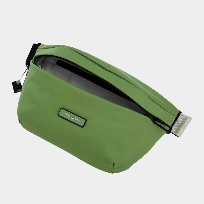 Green Women's Hedgren Halo Belt Bags | MWK6187DV