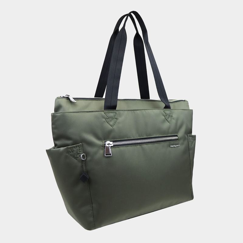 Green Women's Hedgren Margaret Sustainably Made Tote Bags | RCR7018OX