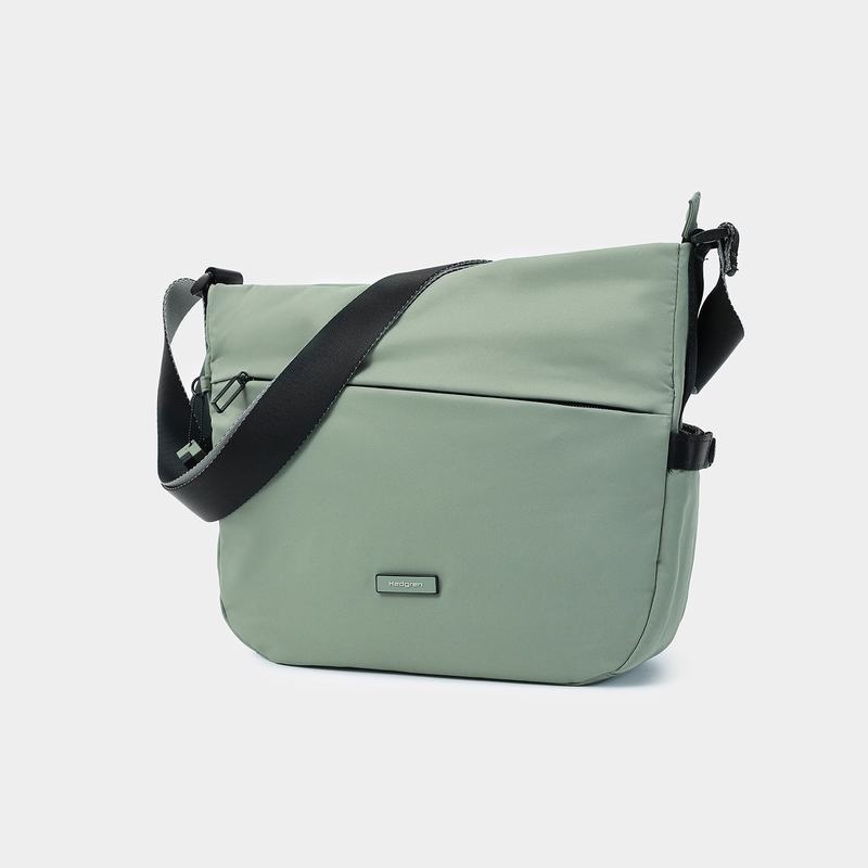 Green Women's Hedgren Milky Way Crossbody Bags | QAH5037JQ