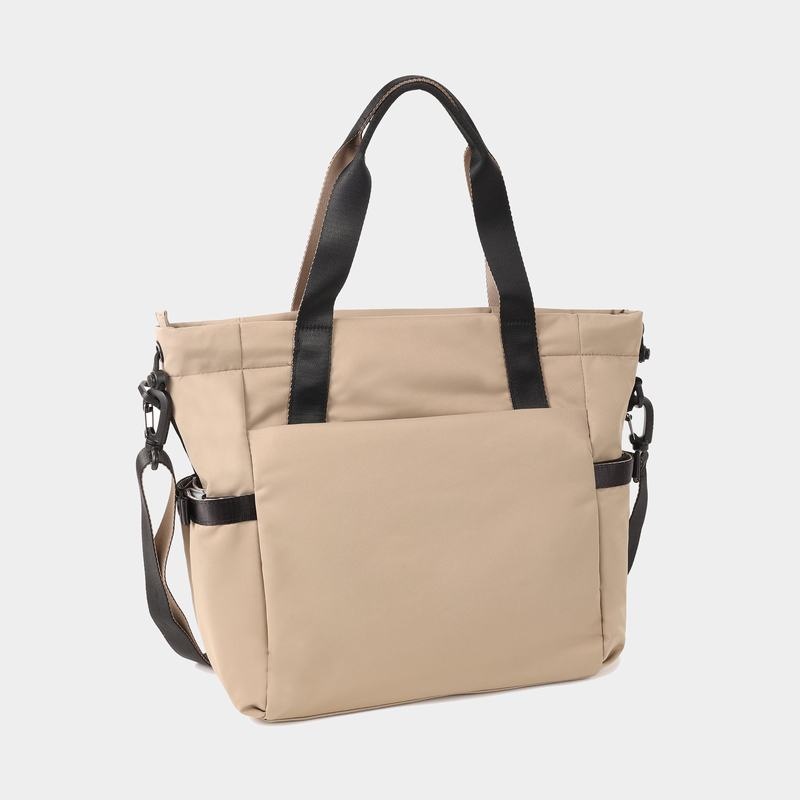 Grey Beige Women's Hedgren Galactic Tote Bags | JLF7499TJ