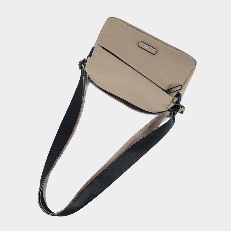 Grey Beige Women's Hedgren Neutron Small Crossbody Bags | UQL9345ED