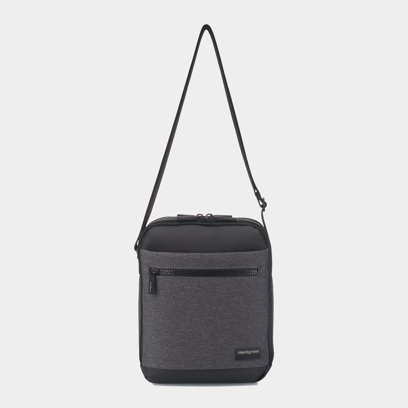 Grey Black Women's Hedgren Inc Vertical Crossbody Bags | QGP862ML