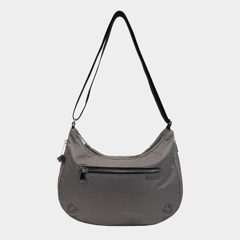 Grey Brown Women's Hedgren Ann Crossbody Bags | MQA7825RV