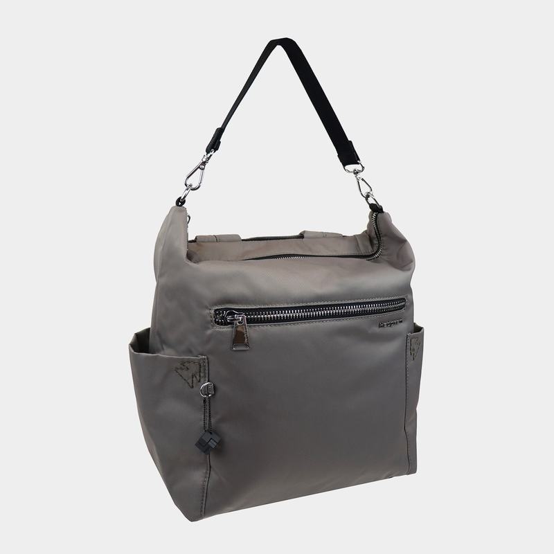 Grey Brown Women's Hedgren Kate Sustainably Made Convertible Tote Bags | JHB6336TD