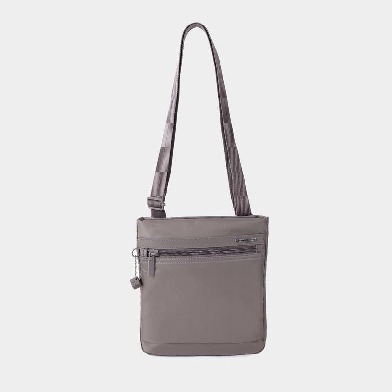 Grey Brown Women's Hedgren Leonce Shoulder Bags | EXA8617CY