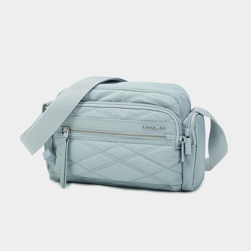 Light Blue Women's Hedgren Emily Crossbody Bags | HUE7561IW