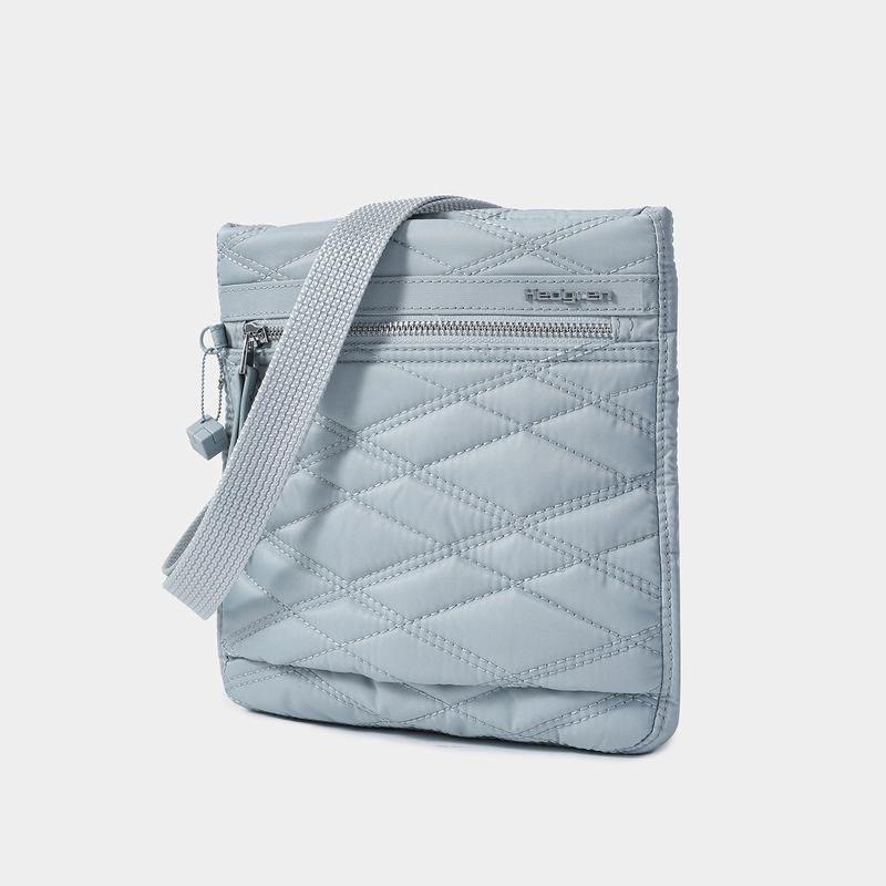 Light Blue Women's Hedgren Leonce Crossbody Bags | DKZ1235ZX