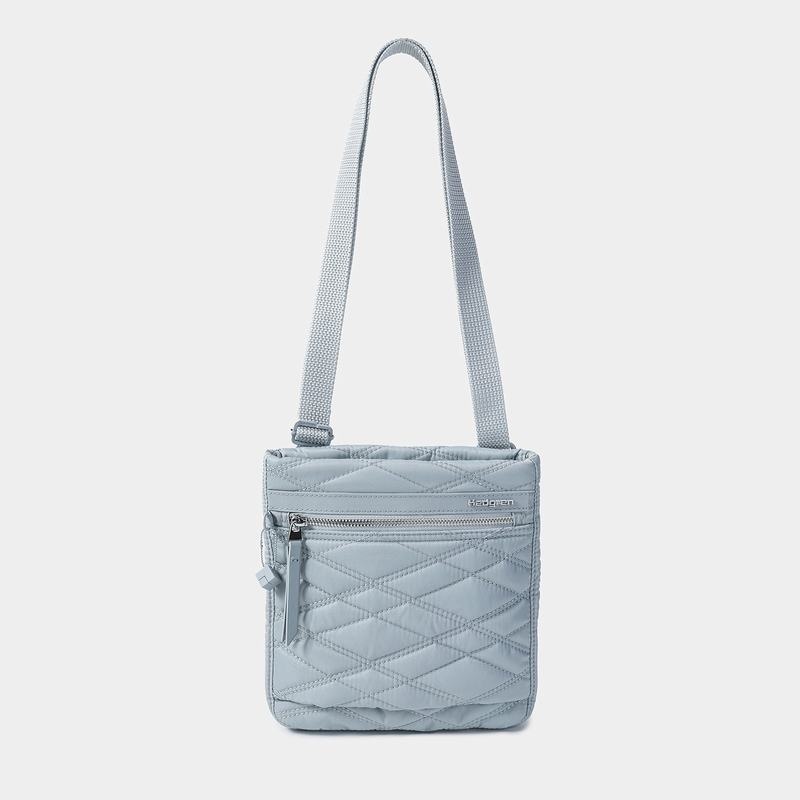 Light Blue Women's Hedgren Leonce Crossbody Bags | DKZ1235ZX