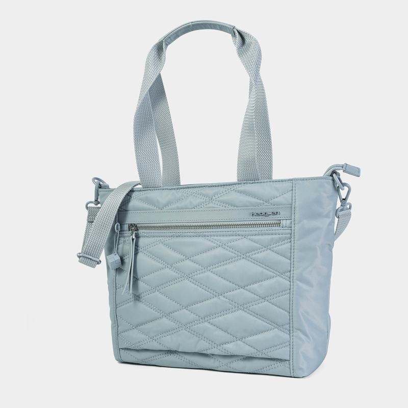 Light Blue Women's Hedgren Zoe Tote Bags | DAD3495ZT