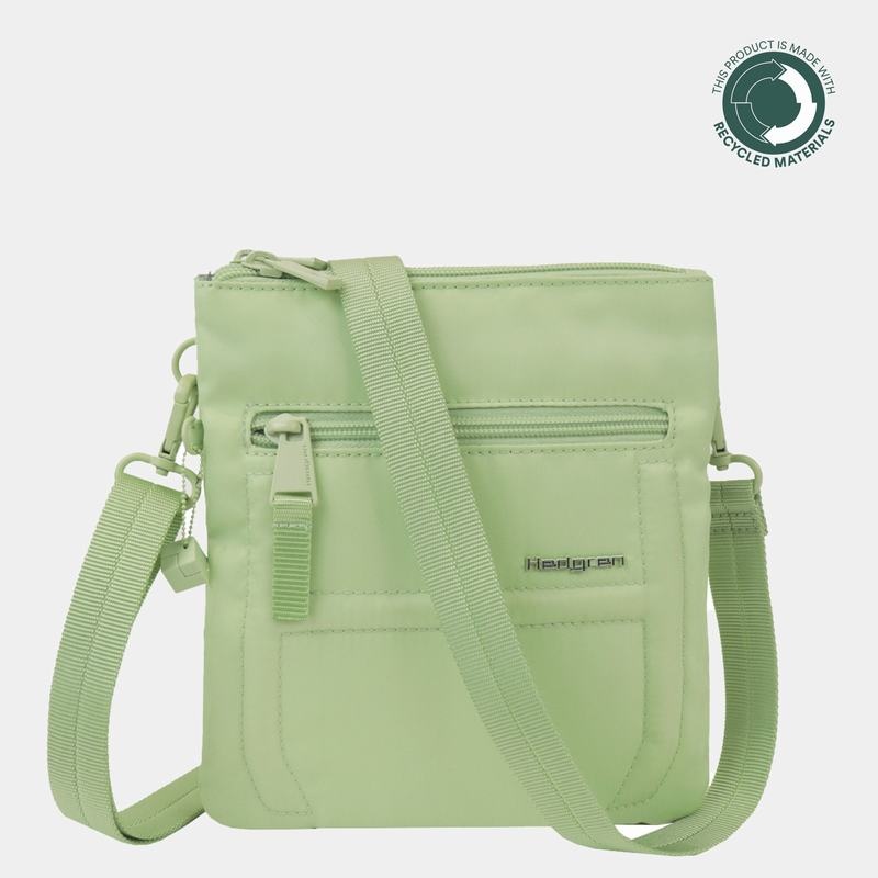 Light Green Women\'s Hedgren Helm Crossbody Bags | DRM3967XI