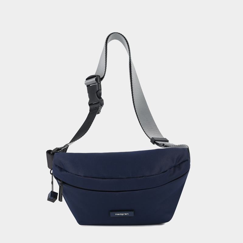 Navy Women's Hedgren Halo Belt Bags | QJM973QG