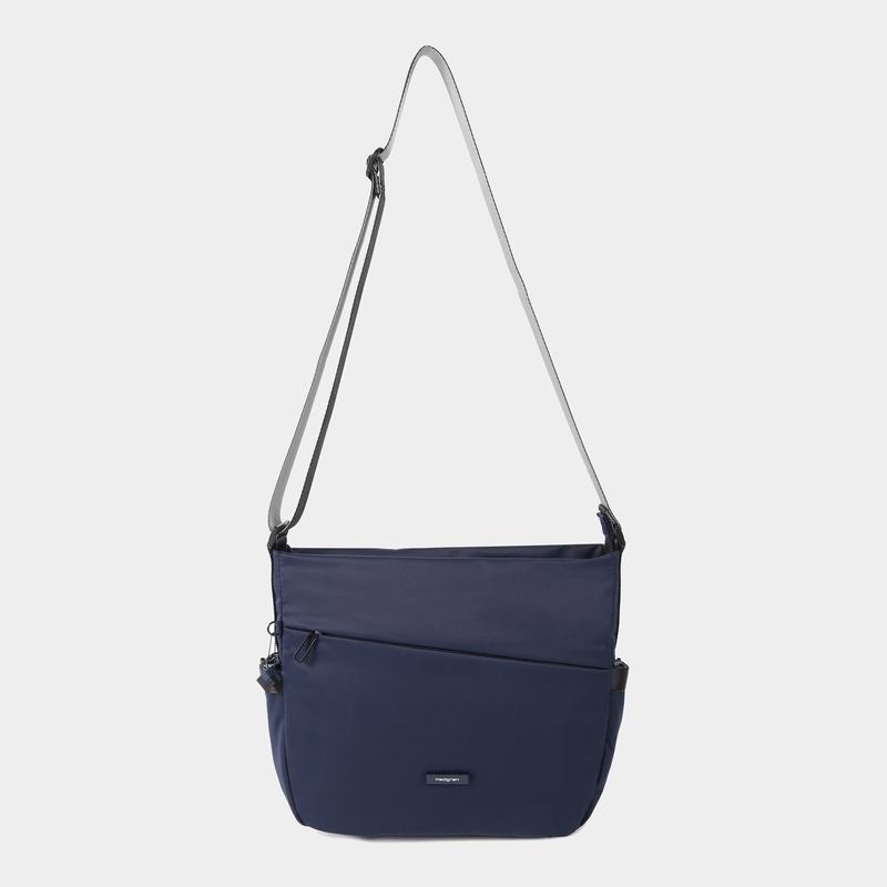 Navy Women's Hedgren Milky Way Crossbody Bags | ZYU622SJ