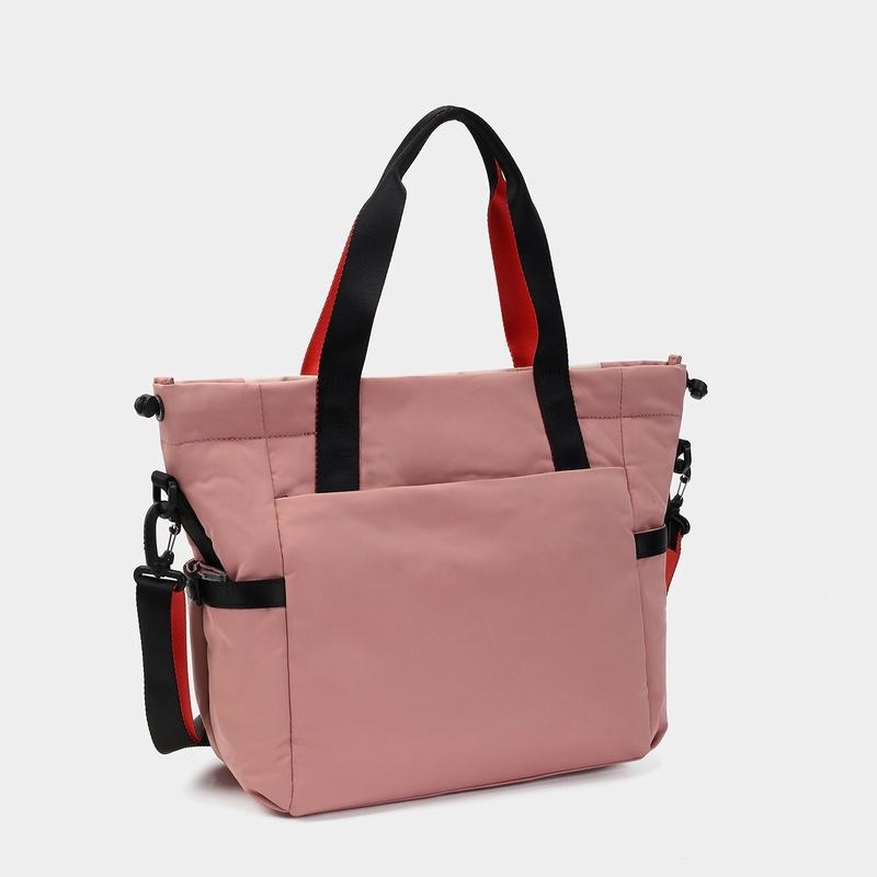 Pink Orange Women's Hedgren Galactic Tote Bags | QOZ7342FK