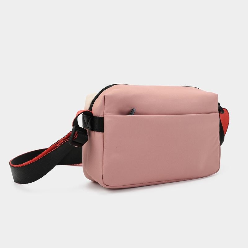 Pink Orange Women's Hedgren Neutron Small Crossbody Bags | HAA5911DB