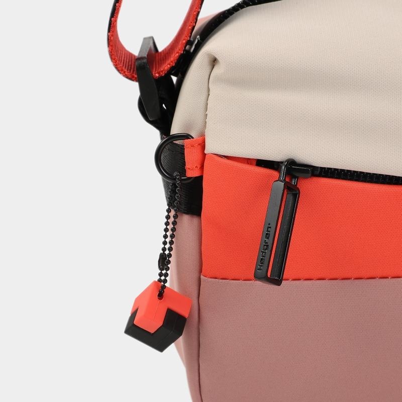 Pink Orange Women's Hedgren Neutron Small Crossbody Bags | HAA5911DB