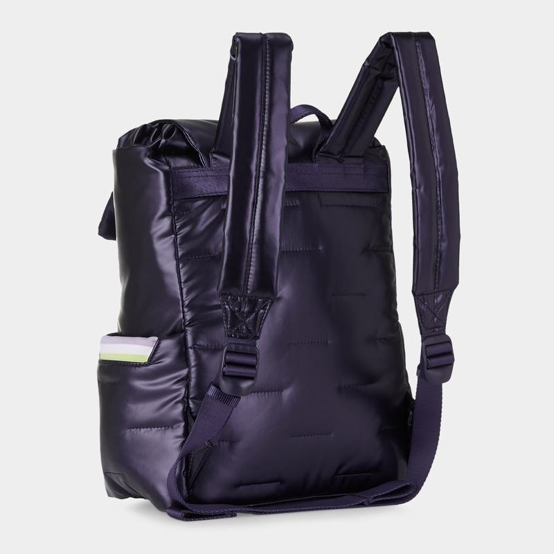 Purple Deep Blue Women's Hedgren Billowy Backpacks | CWP8521XM