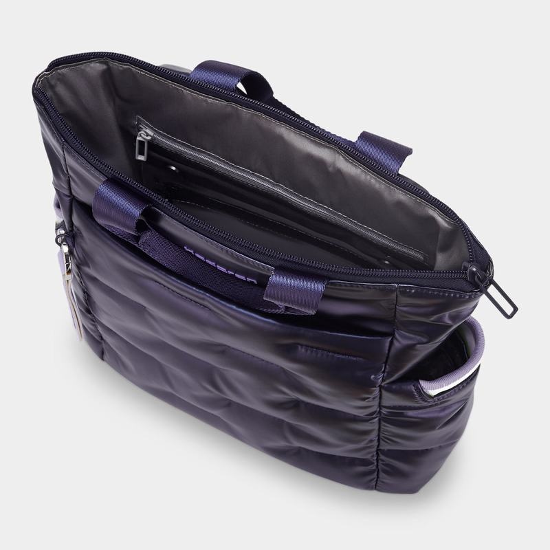 Purple Deep Blue Women's Hedgren Comfy Backpacks | WPO7660BG