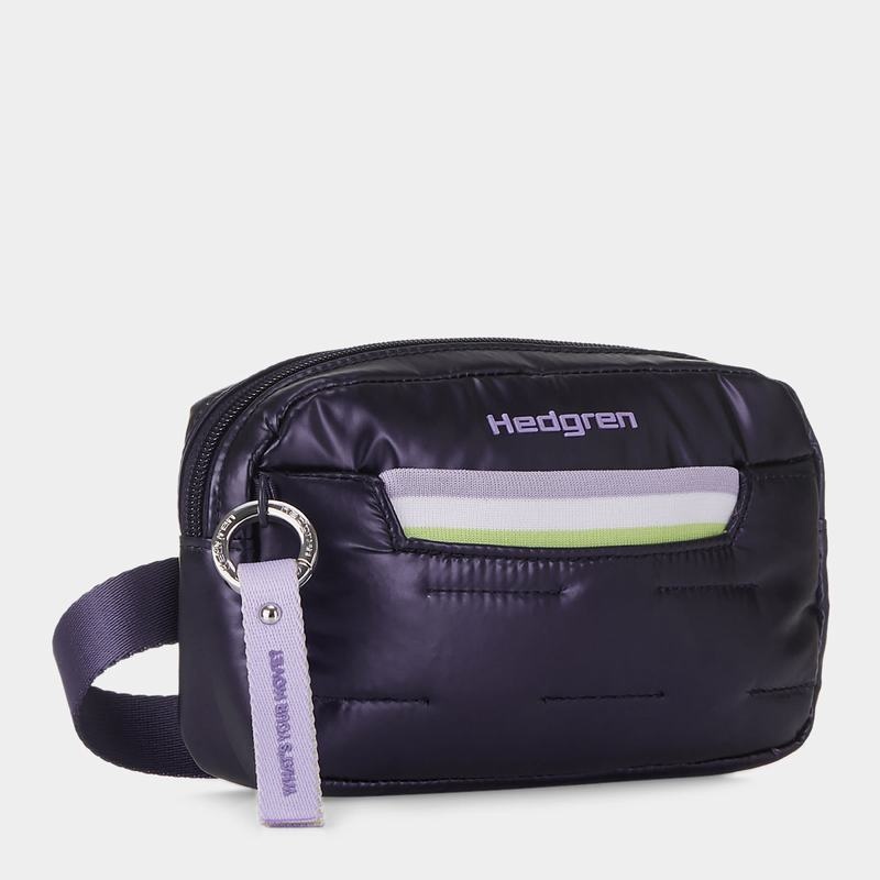 Purple Deep Blue Women's Hedgren Snug Belt Bags | UQQ8795TJ