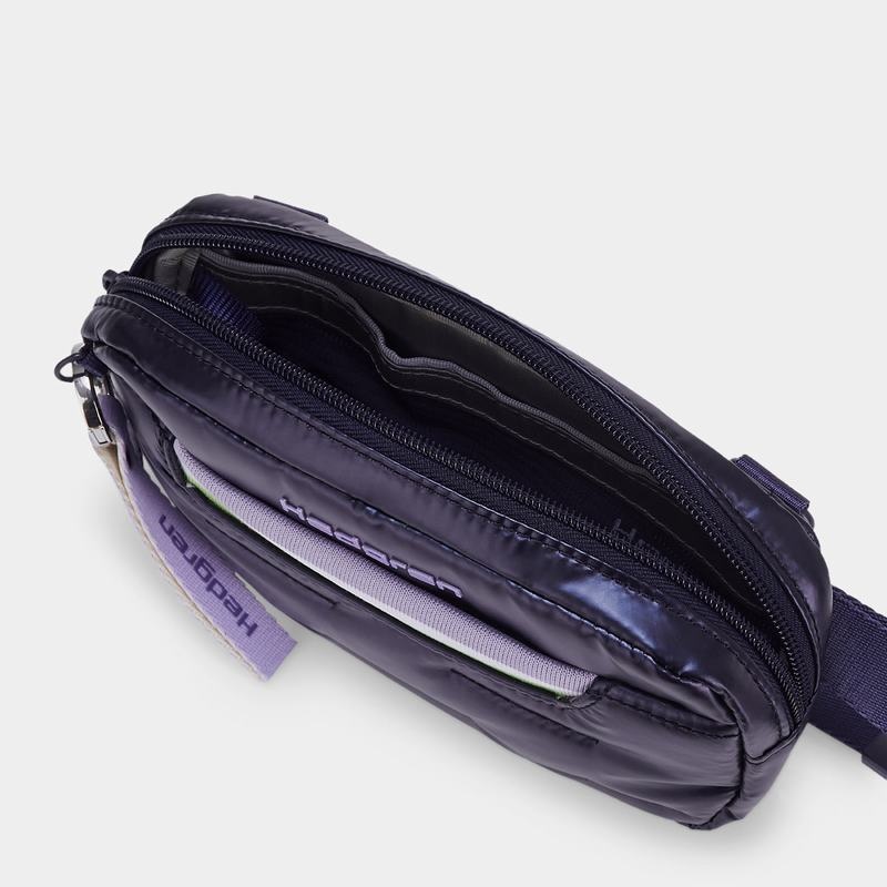 Purple Deep Blue Women's Hedgren Snug Belt Bags | UQQ8795TJ