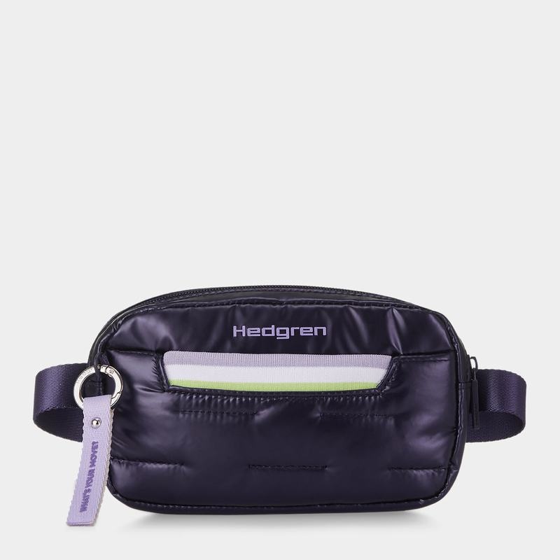 Purple Deep Blue Women\'s Hedgren Snug Belt Bags | UQQ8795TJ