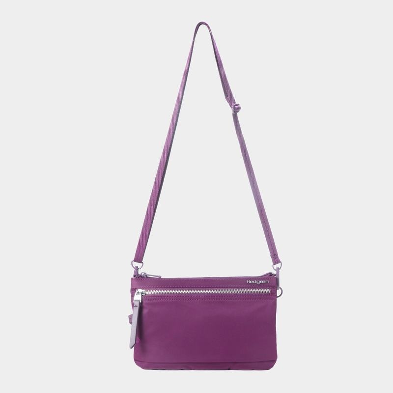 Purple Women's Hedgren Emma Crossbody Bags | RXI8168PV