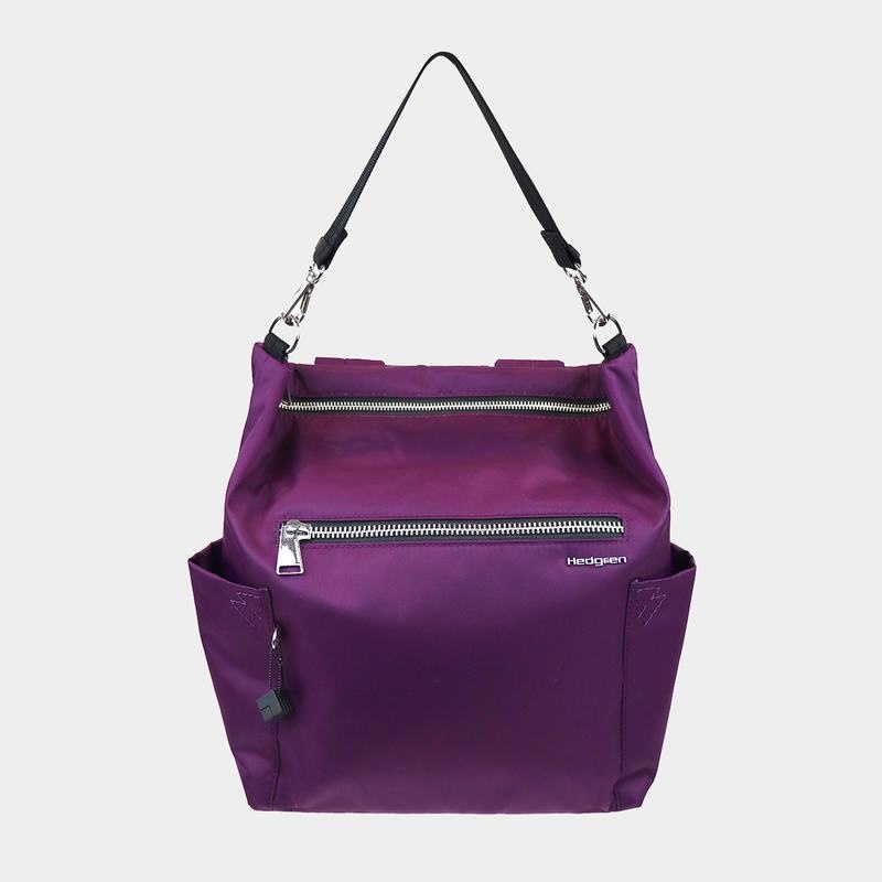 Purple Women's Hedgren Kate Sustainably Made Convertible Tote Bags | EIL2467XD