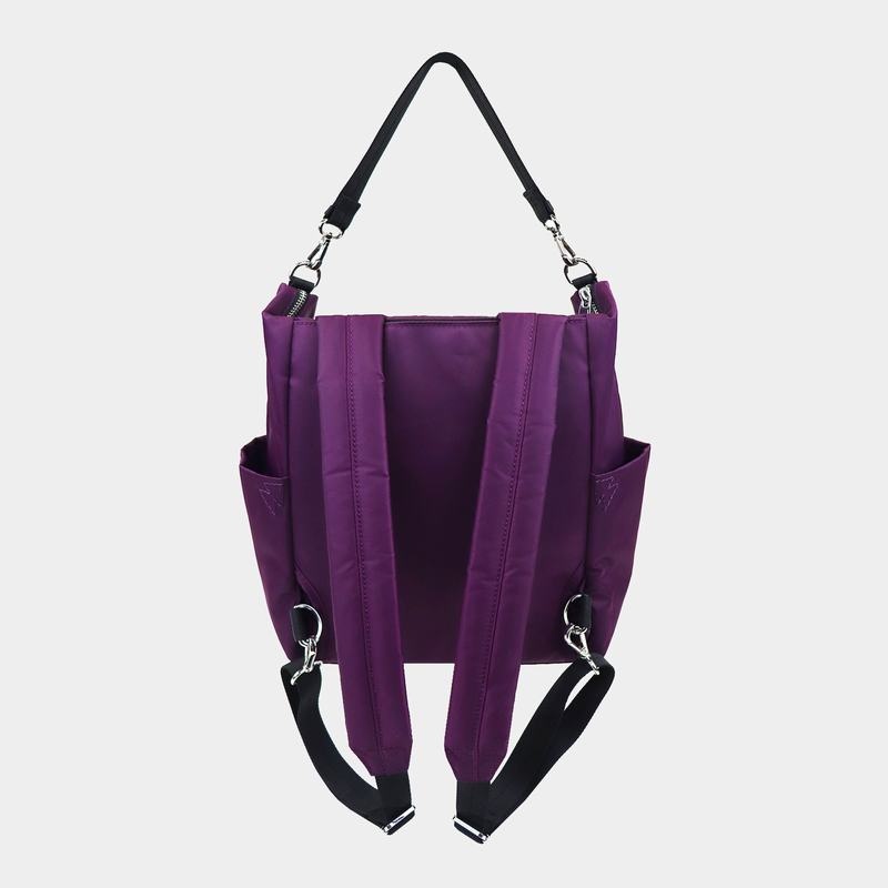 Purple Women's Hedgren Kate Sustainably Made Convertible Tote Bags | EIL2467XD