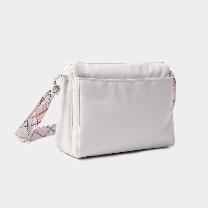 White Grey Women's Hedgren Eye Shoulder Bags | UFB3084GX