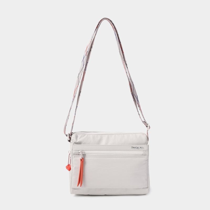 White Grey Women's Hedgren Eye Shoulder Bags | UFB3084GX