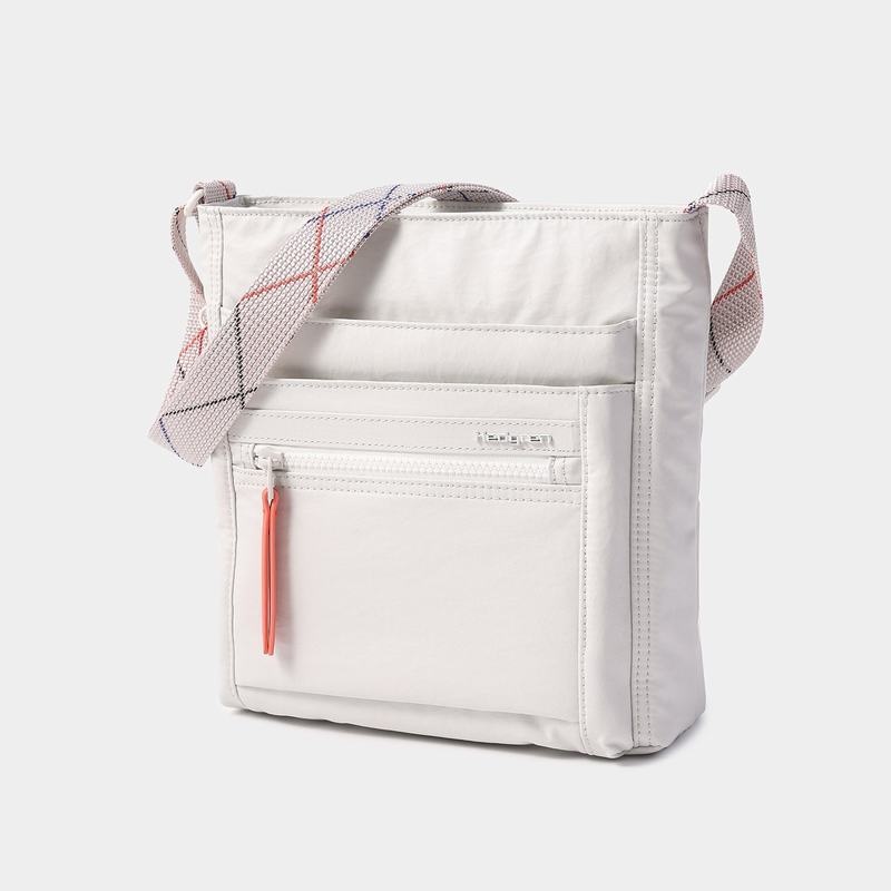 White Grey Women's Hedgren Orva Crossbody Bags | SSF9315EA