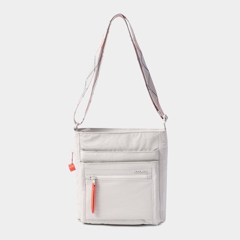 White Grey Women's Hedgren Orva Crossbody Bags | SSF9315EA