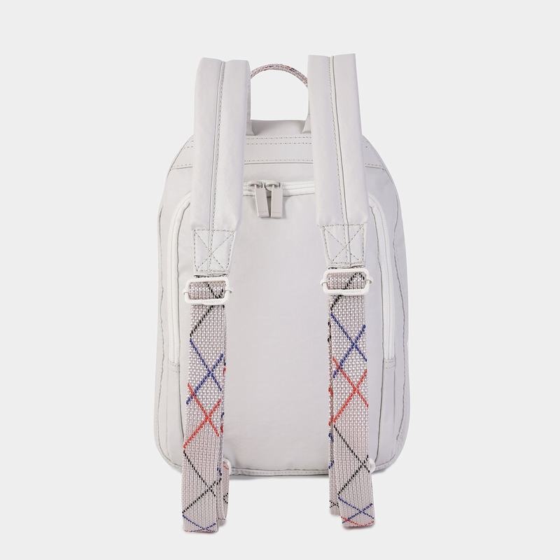 White Grey Women's Hedgren Vogue Backpacks | NTA9386VW