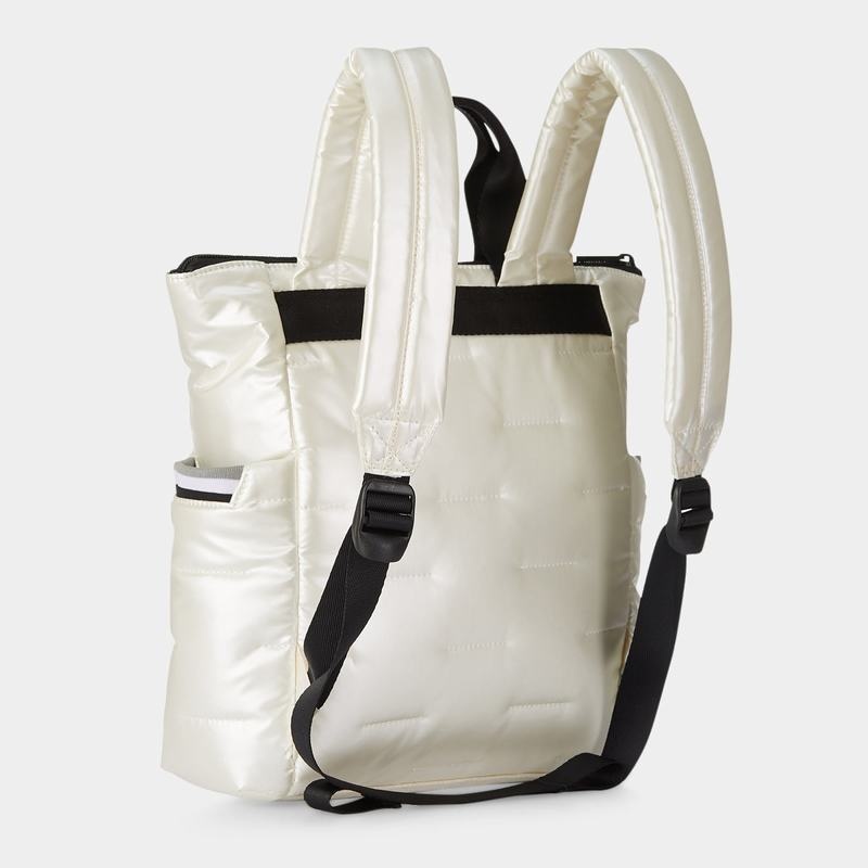 White Women's Hedgren Comfy Backpacks | ZSS5795KA